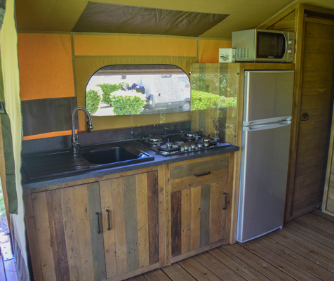cuisine tente lodge